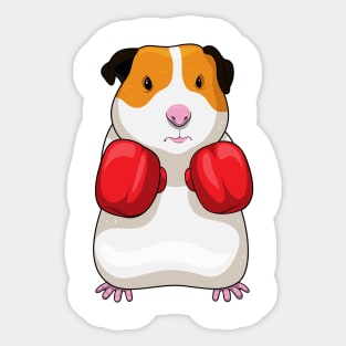 Guinea pig Boxer Boxing gloves Sticker